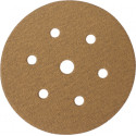 GOLD VELCRO DISC (50 PIECES) 80 GRIT 150MM X 6+1 HOLES