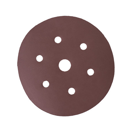 GOLD VELCRO DISC (50 PIECES) 150 GRIT 150MM X 6+1 HOLES