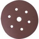 GOLD VELCRO DISC (50 PIECES) 150 GRIT 150MM X 6+1 HOLES