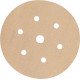 GOLD VELCRO DISC (50 PIECES) 220 GRIT 150MM X 6+1 HOLES