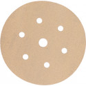 GOLD VELCRO DISC (50 PIECES) 220 GRIT 150MM X 6+1 HOLES