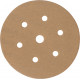 GOLD VELCRO DISC (50 PIECES) 400 GRIT 150MM X 6+1 HOLES