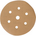 GOLD VELCRO DISC (50 PIECES) 500 GRIT 150MM X 6+1 HOLES