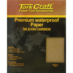 PREMIUM WATERPROOF PAPER  80 GRIT 230  X 280 (50 PIECE) AUTOMOTIVE