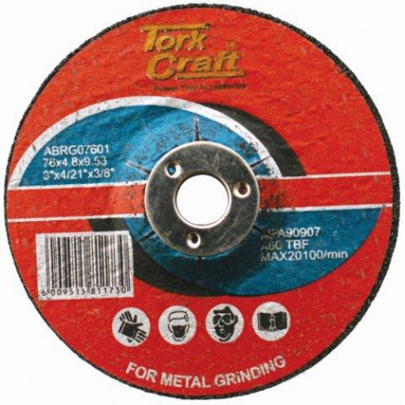 ABRASIVE GRINDING WHEEL FOR STEEL 76 X 4.8 X 9.53