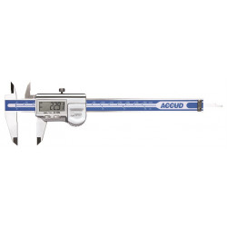 ACCUD COOLANT PROOF DIGITAL CALIPER WITH CALIBRATION CERT 0-150MM