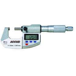 DIGITAL OUTSIDE MICROMETER.IP65.WITH CALIBRATION CERT 0-25MM 0.001MM