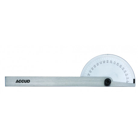 ACCUD PROTRACTOR 85X150MM 0-180 DEGREES