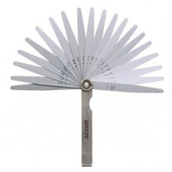 ACCUD FEELER GAUGE LENGTH 100MM (0.05-1.00MM) 20PC