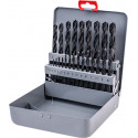 HSS SPRINT DRILL BIT SET 25 PIECE 1-13MM X 0.5  IN METAL CASE