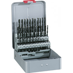 HSS SPRINT DRILL BIT SET 50 PIECE 1 - 5.9 X 0.1MM IN  METAL CASE