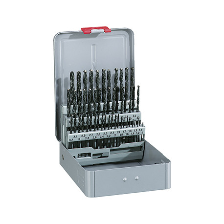 HSS SPRINT DRILL BIT SET 50 PIECE 1 - 5.9 X 0.1MM IN  METAL CASE