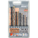 HSS/MASONRY DRILL BIT KOMBI SET 3-8MM