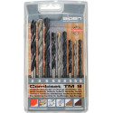 WOOD-STEEL-MASONRY DRILL BIT SET  9 PIECE 5 6-8