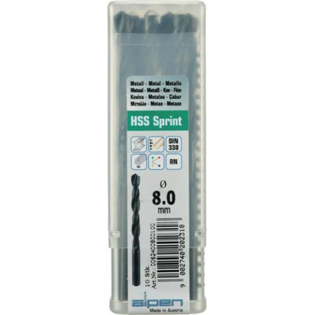 HSS SPRINT DRILL BIT 7.9MM BULK IND.PACK