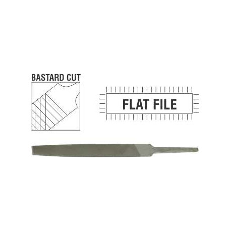 FILE AFILE FLAT BASTARD 200MM BULK