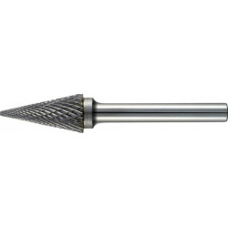 TC ROTARY BURR 6MM CONICAL POINTED NOSE FOR HARD METALS