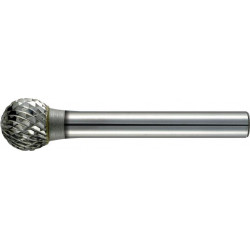 TC ROTARY BURR 10MM SPHERICAL FOR HARD METALS