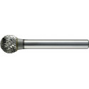 TC ROTARY BURR 10MM SPHERICAL FOR HARD METALS