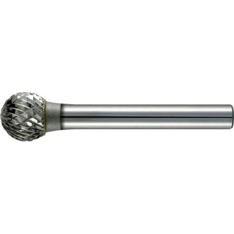 TC ROTARY BURR 12MM SPHERICAL FOR HARD METALS