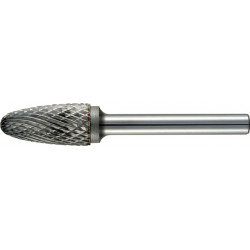 TC ROTARY BURR 6MM ARC ROUND NOSE FOR HARD METALS