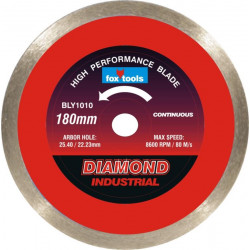 BLADE FOX DIAM CONTINUOUS TILE 180MM