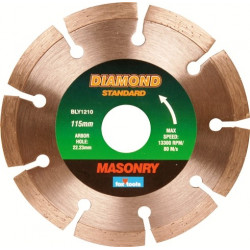 BLADE FOX DIAM MASONRY STANDARD 115MM