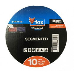 BLADE FOX DIAM SEG 115MM PROMO 10PC