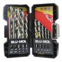 BLU-MOL HSS DRILL BIT 19PC 1.0-10MM