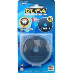 OLFA ROTARY BLADE FOR CHN1 CHENILLE CTR 1/PK 60MM