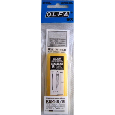 OLFA PRECISION ART BLADE 5/PACK 8MM