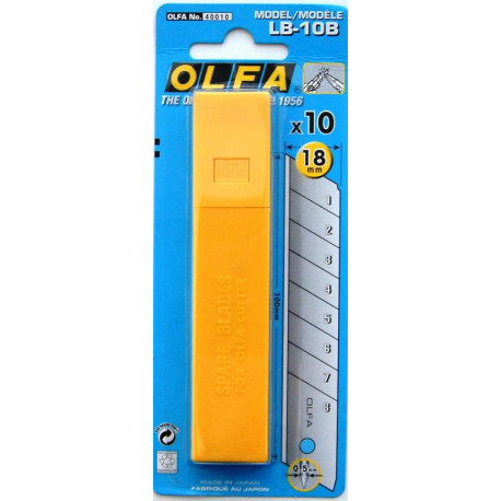 OLFA BLADES LB-10B 10/PACK 18MM