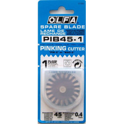 OLFA BLADES ROTARY PINKING CUTTER 1/PK 45MM