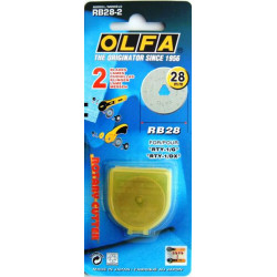 OLFA BLADES ROTARY RB28-2 2/PACK 28MM