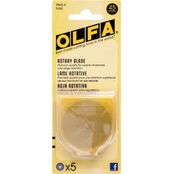 OLFA BLADES ROTARY RB45-5 5/PACK 45MM