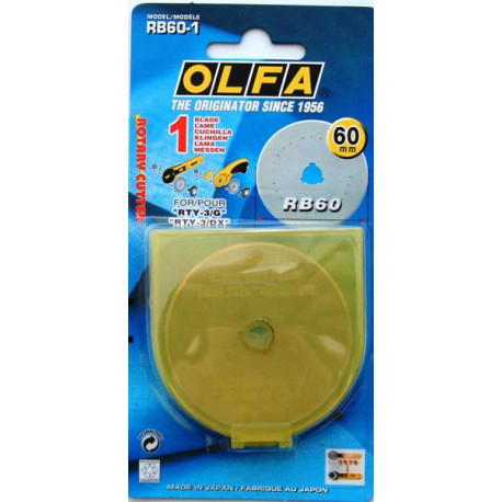 OLFA BLADES ROTARY RB60-1 1/PACK 60MM