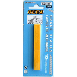 OLFA BLADES FOR SAC1 10/PK BLISTER 9MM