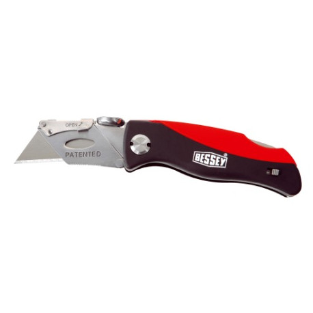 BESSEY FOLDING UTILITY KNIFE ABS HANDLE