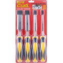 CHISEL SET WOOD 4 PIECE IN BLISTER