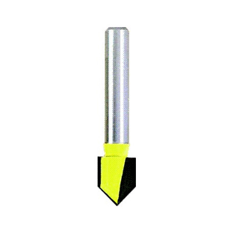 ROUTER BIT V GROOVE 90 DEGREE 1/2````