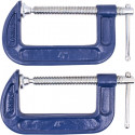 CLAMP G HEAVY DUTY 100MM TWIN PACK 4````