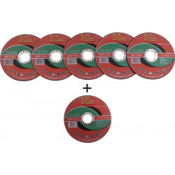 5 + 1 FREE CUTTING DISC FOR MASONRY 115 X 1.0 X 22.2MM