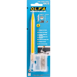 OLFA ART KNIFE PROFESSIONAL WITH SPARE BLADES BLISTER