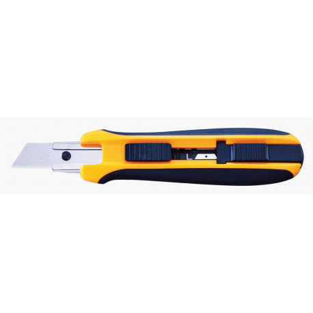 OLFA UTILITY KNIFE WITH SOLID BLADE NON SLIP GRIP HEAVY DUTY