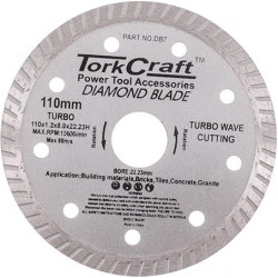 DIAMOND BLADE TURBO 1.2MM X 110MM X 8MM X 22.2 SLIM LINE CUT PROFESSIO