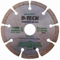 DIAMOND BLADE SEGMENTED STD. 115 X 22.23MM