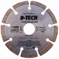 DIAMOND BLADE SEGMENTED MID. 115 X 22.23MM