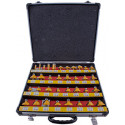 ROUTER BIT SET 35PC ALUMINIUM CASE 1/4 SHANK