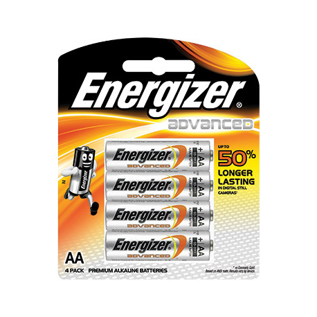 ENERGIZER ADVANCED AA - 4 PACK