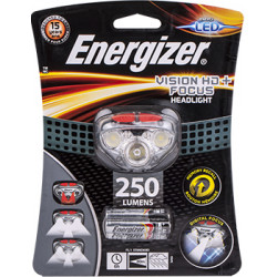 ENERGIZER VISION HD PLUS FOCUS HEADLIGHT GREY (HDD32) 300 LUM